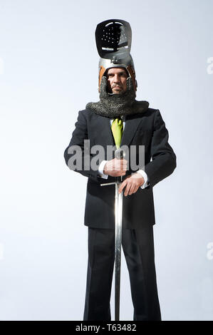 Un moderno warrior​ Foto Stock