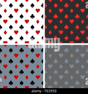 Illustrazione Vettoriale. Impostare la scheda Modello icona sfondo sfondo vettoriale. Tute scheda seamless pattern. Illustrazione Vettoriale