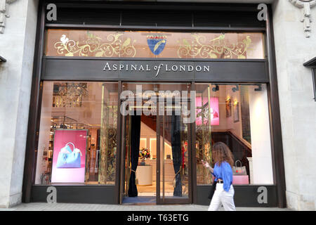 Aspinal di Londra, a Regent Street, Londra, Inghilterra, Regno Unito Foto Stock