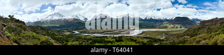 Reserva Nacional Cerro Castillo,Aysén del generale Carlos Ibáñez del campo Regione,Cile. Foto Stock