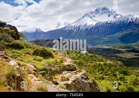 Reserva Nacional Cerro Castillo,Aysén del generale Carlos Ibáñez del campo Regione,Cile. Foto Stock