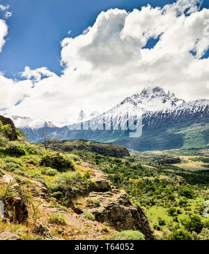 Reserva Nacional Cerro Castillo,Aysén del generale Carlos Ibáñez del campo Regione,Cile. Foto Stock