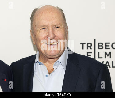 New York, NY, STATI UNITI D'AMERICA. 28 apr, 2019. ROBERT DUVALL al Tribeca Film Festival tappeto rosso arrivi per ''Anniversario Film: Apocalypse Now - 40 anni e restauro'' al Beacon Theatre n nella città di New York il 28 aprile 2019 Credit: Michael Brochstein/ZUMA filo/Alamy Live News Foto Stock