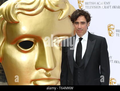 Londra, Regno Unito. Stephen manganese presso British Academy (BAFTA) Tv Craft Awards presso il birrificio, Chiswell Street, Londra domenica 28 aprile 2019 Ref: LMK73-J4820-290419 Keith Mayhew/Landmark WWW.LMKMEDIA.COM Media Foto Stock