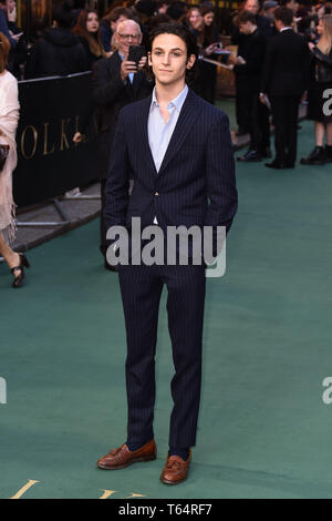 Londra, Regno Unito. 29 apr, 2019. Londra, Regno Unito. Aprile 29, 2019: Adam Bregman ha in arrivo per il "TOLKIEN' premiere al Curzon Mayfair, Londra. Immagine: Steve Vas/Featureflash Credito: Paul Smith/Alamy Live News Foto Stock