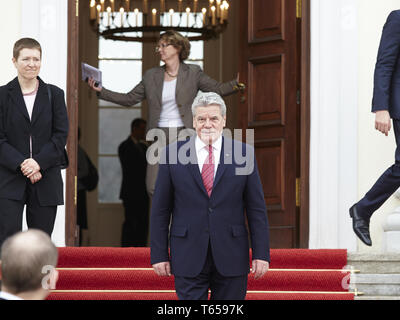 Presidente Gauck ha ricevuto il presidente del Ecuator Foto Stock