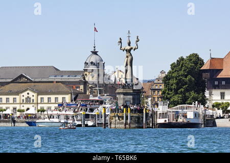 Il lago di Costanza, Alpine foreland, Germania meridionale Foto Stock