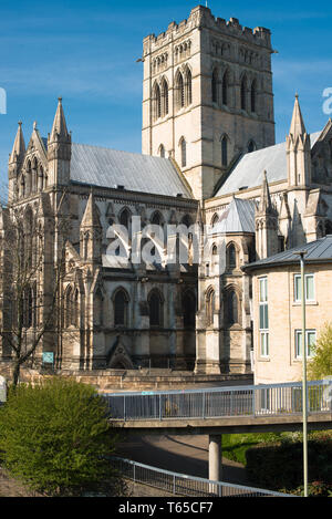 Cattedrale cattolica romana di San Giovanni Battista nel centro città di Norwich, Norfolk, East Anglia, Inghilterra, Regno Unito. Foto Stock