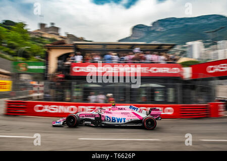 Monte Carlo/Monaco - 27/05/2018 - #31 Esteban OCON (FRA) nella sua Force India VJM11 durante il GP di Monaco Foto Stock