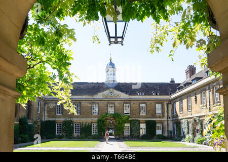 Corte anteriore, Trinity Hall, Cambridge, Cambridgeshire, England, Regno Unito Foto Stock