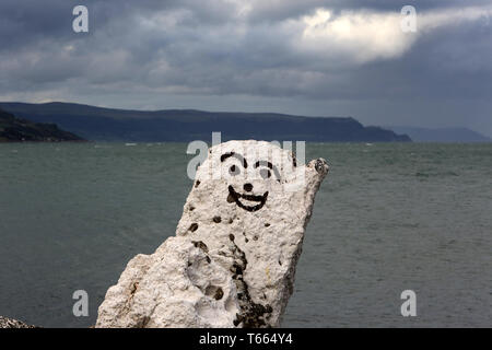 Una serie di immagini del paesaggio presa intorno alla Contea di Antrim costa dell'Irlanda del Nord /Irlanda del Nord. Foto Stock