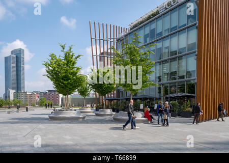 Porta Nuova quartiere degli affari di Milano Foto Stock