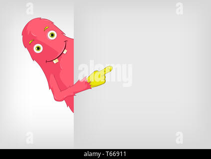 Mostro divertente Foto Stock