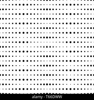 Grandi e piccoli punti orizzontali. Vector seamless pattern. Moderna ed elegante struttura. Illustrazione Vettoriale