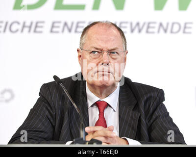 SPD e verde - Conferenza stampa congiunta di Berlino. Foto Stock