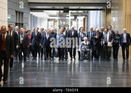 CSU / CDU e SPD - Secound Roundof interno, il ministro dei Trasporti Peter Ramsauer, Foto Stock