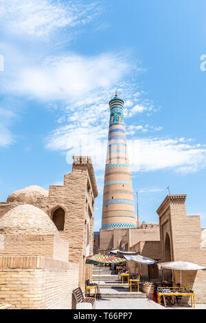 L'Islam Khoja complesso in Khiva, Uzbekistan Foto Stock