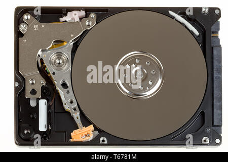 Scoperto 2,5 pollici notebook hard drive Foto Stock