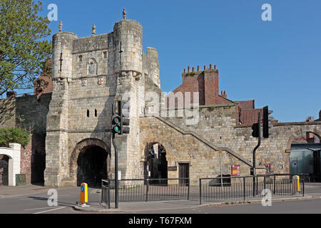 Bootham Bar, York City wall Foto Stock