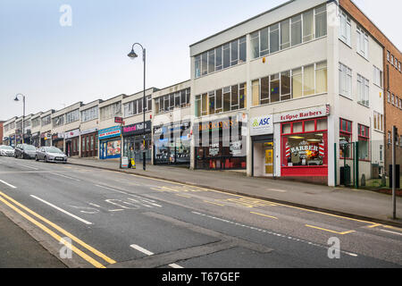Unicorn Hill a Redditch town center Foto Stock