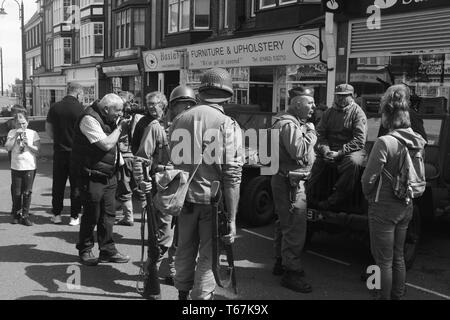 Colwyn Bay 1940s Festival Foto Stock