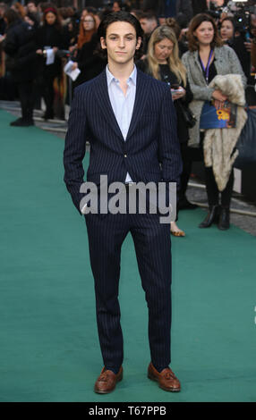 Adam Bregman ha frequentato il Regno Unito premiere di Tolkien tenutosi a Curzon Mayfair, London . Premere l'associazione. Picture Data: lunedì 29 aprile, 2019. Foto di credito dovrebbe leggere: Isabel Infantes/PA FILO Foto Stock