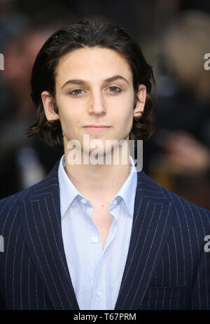 Adam Bregman ha frequentato il Regno Unito premiere di Tolkien tenutosi a Curzon Mayfair, London . Premere l'associazione. Picture Data: lunedì 29 aprile, 2019. Foto di credito dovrebbe leggere: Isabel Infantes/PA FILO Foto Stock