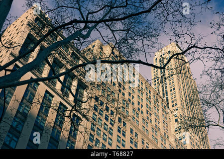 500 Fifth Avenue ufficio torre (costruito nel 1931), Midtown Manhattan, a New York City, Stati Uniti d'America Foto Stock