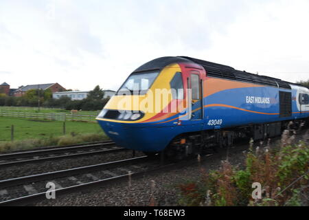 Intercity 125 East Midlands treni Foto Stock