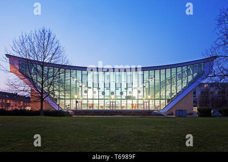 Bagno di nuoto Schwimmoper, Wuppertal, Bergisches Land, Nord Reno-Westfalia, Germania Foto Stock