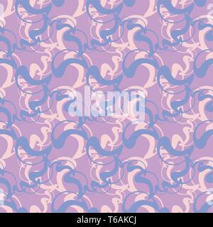 Abstract gli elementi del vettore sul modello di viola. Vintage design senza giunture per tessuto, web, carta da parati carta da imballaggio ecc. Illustrazione Vettoriale