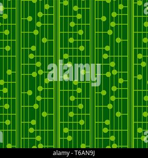 Geometrica astratta seamless pattern. Vettore punteggiato verde ornamento per i tessili, carta da imballaggio, tessuto, carta da parati, web ecc. Illustrazione Vettoriale