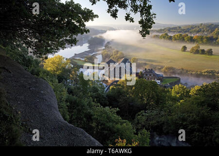 Centrale idroelettrica Hohenstein nella valle della Ruhr, Witten, Renania settentrionale-Vestfalia, Germania Foto Stock