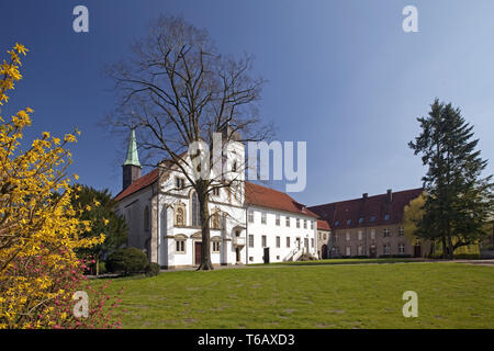 Monastero Vinnenberg, Warendorf, Muensterland, Nord Reno-Westfalia, Germania Foto Stock