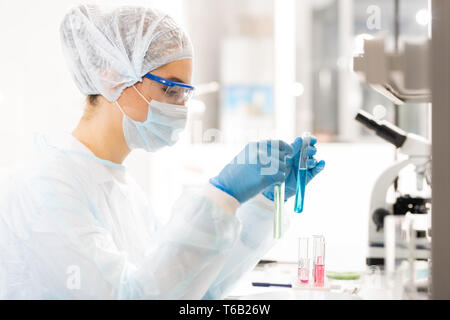 Laboratorio clinico la ricerca Foto Stock