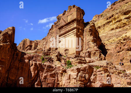 La Tomba 808, città di Petra, Giordania. Foto Stock