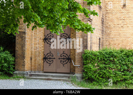 Bellissimo villaggio storico Ballenstedt, Montagne Harz, Sassonia-Anhalt, centrale tedesco Uplands Foto Stock