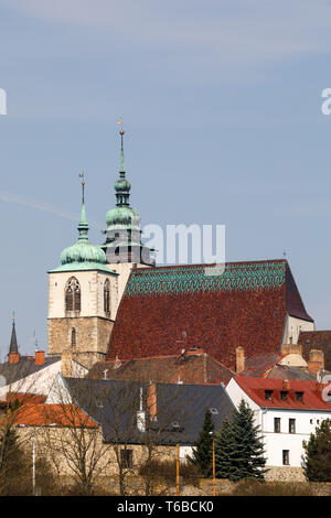 Chiesa di San Giacomo Maggiore in Jihlava, ceco Foto Stock