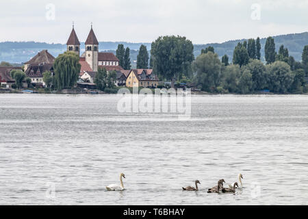 Il lago di Costanza, Alpine foreland, Germania meridionale Foto Stock