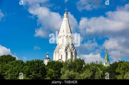 Chiesa dell'Ascensione in Kolomenskoe, Mosca, Russia Foto Stock