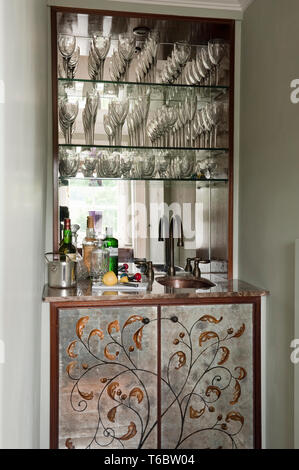 Elegante sala da pranzo Foto Stock