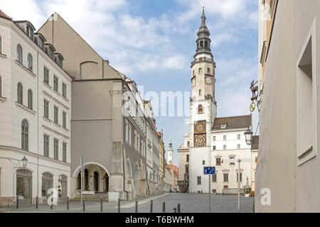 Storico di Görlitz, Bassa Sassonia, Germania Foto Stock