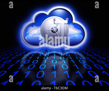 il cloud computing Foto Stock