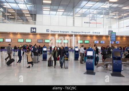 Aeroporto di ORLY Il nuovo terminal 3 Foto Stock