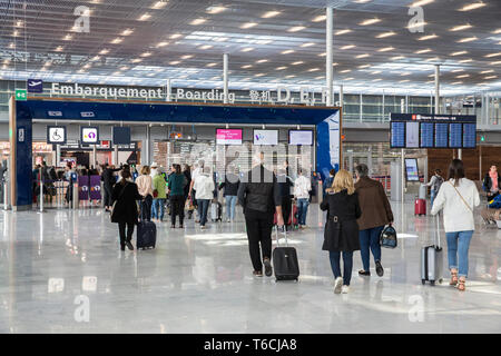 Aeroporto di ORLY Il nuovo terminal 3 Foto Stock