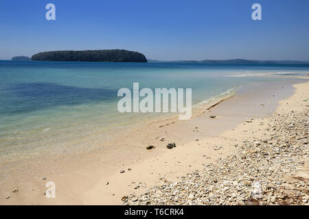 Spiaggia di Long Island, Andaman e Nicobar, India Foto Stock