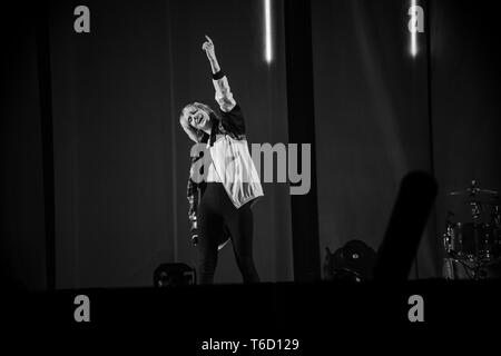 MØ Live a Manchester Arena Marzo 2019 Foto Stock