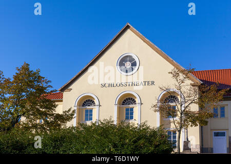 Bellissimo villaggio storico Ballenstedt, Montagne Harz, Sassonia-Anhalt, centrale tedesco Uplands Foto Stock