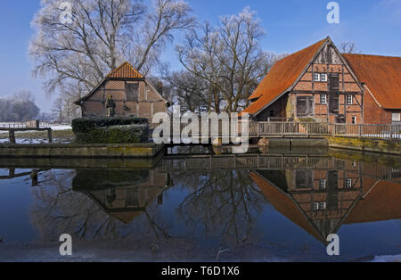 Il principe vescovo mulino di grano a Nienborg. Foto Stock