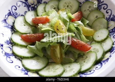 Il creolo cibo in Mauritius. Semplice, versatile e gustosa! La rougaille è una specialità créole, e fiocco piatto per molte famiglie di Maurizio! Becaus semplice Foto Stock